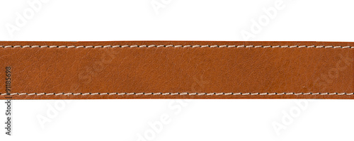 leather with seam, belt background photo
