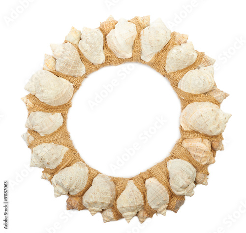 Wreath of sea shells