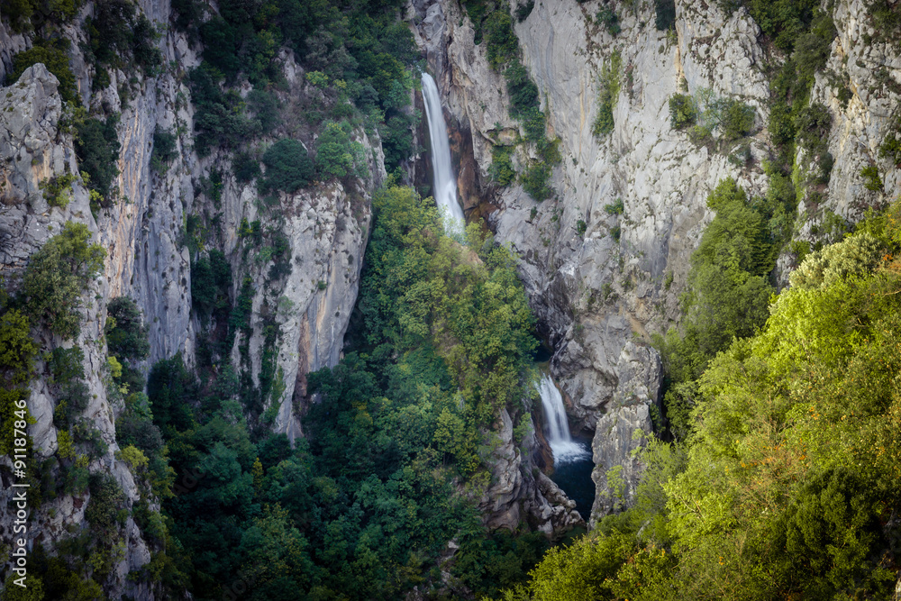Waterfalls in Canyon