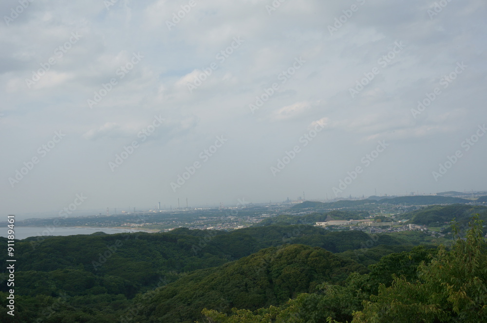 東京湾観音からの眺め