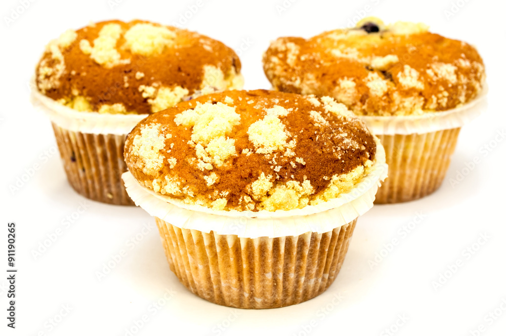 muffins isolated on white muffins isolated on white