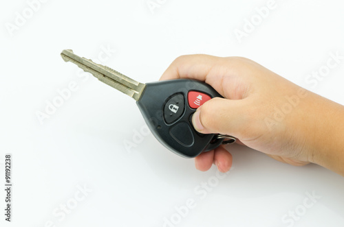 little hand press unlock on remote control key car
