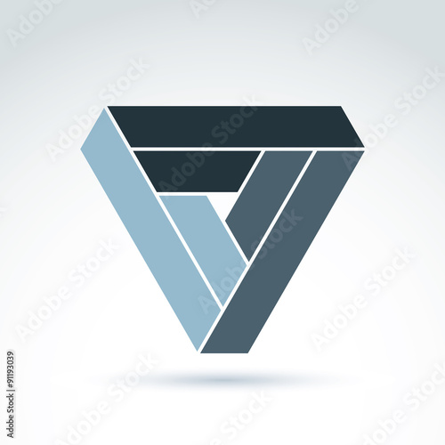 Vector abstract unusual tri...