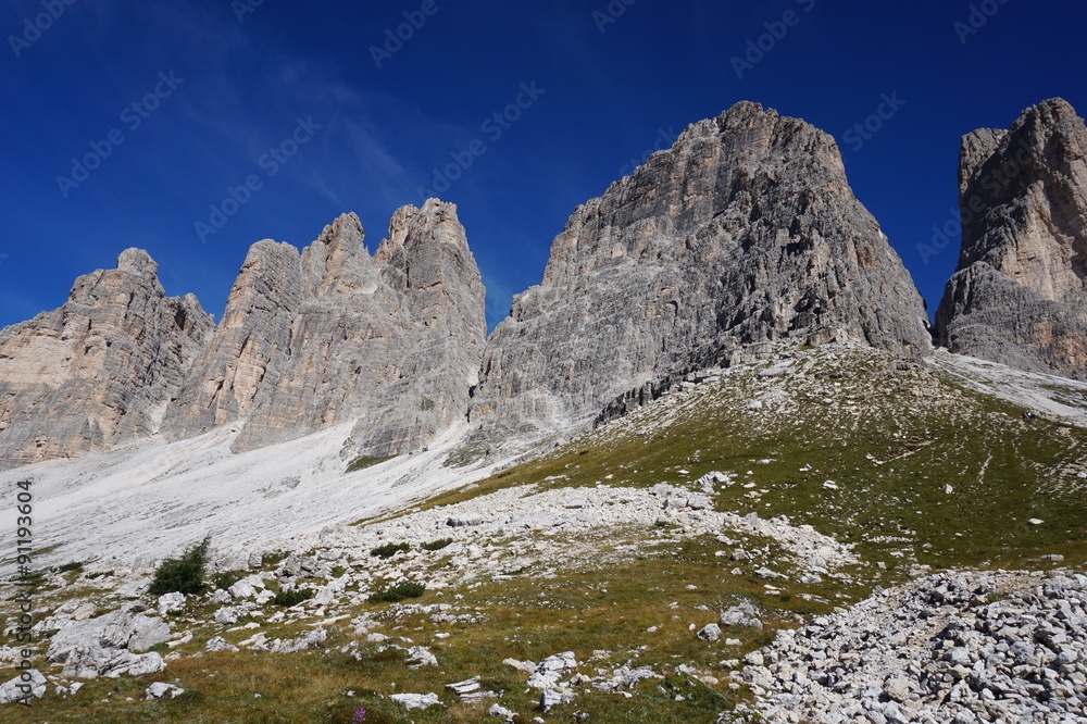 Obraz premium Dolomiti Cortina Tre Cime di Lavaredo 