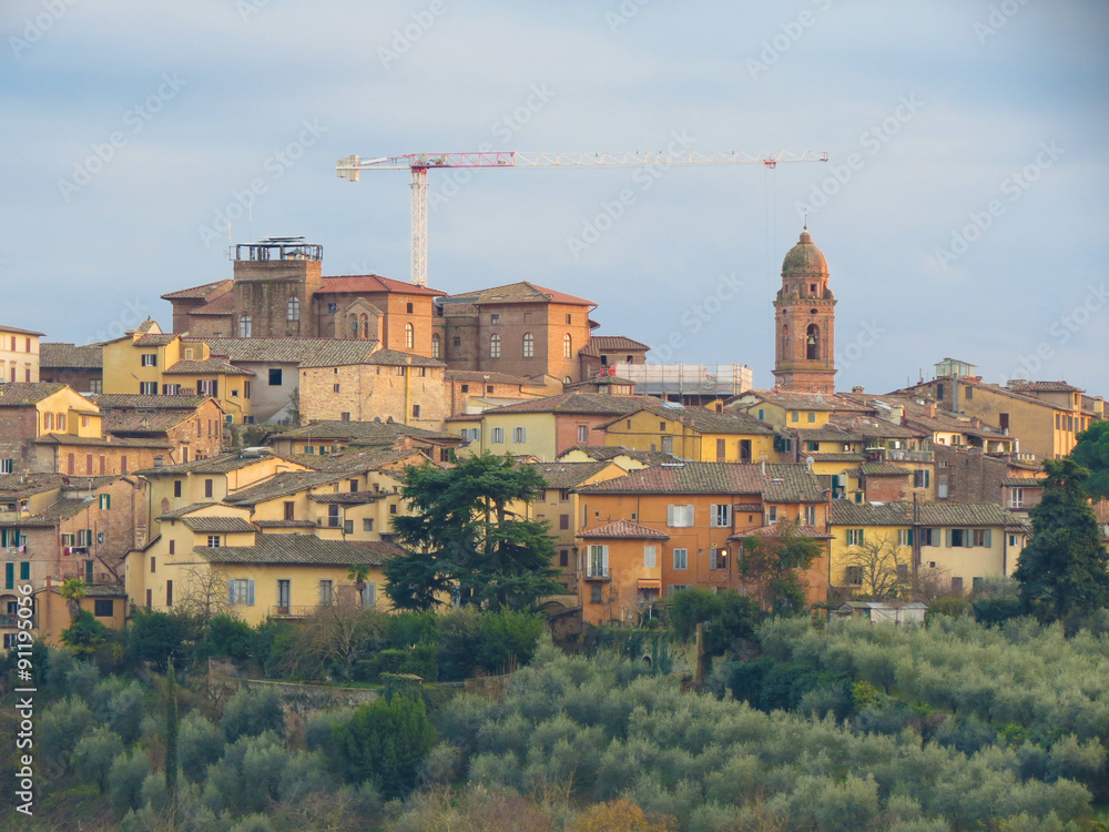 Siena, View of the city centre