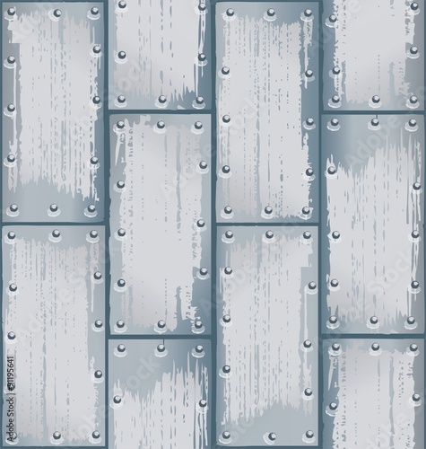 metal plate pattern vector