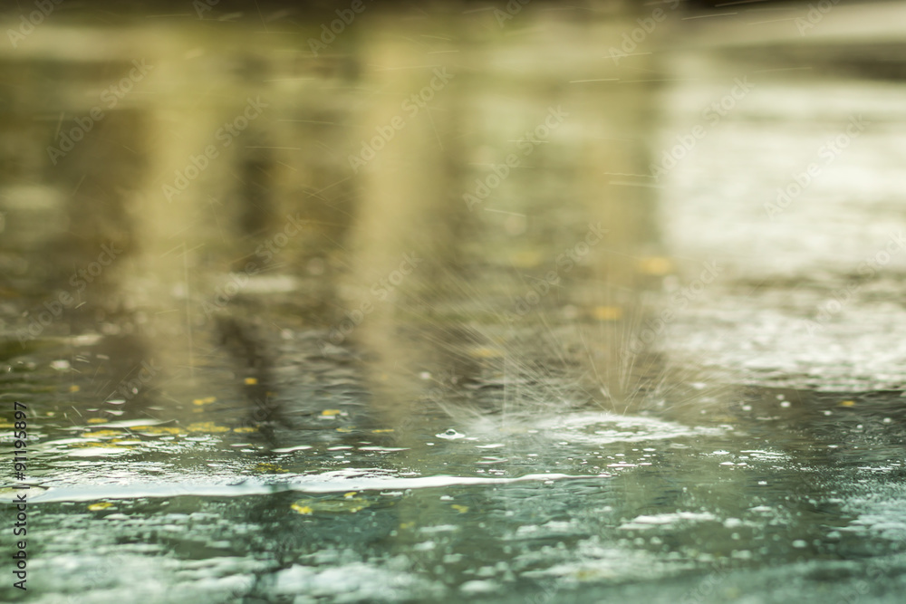 Fototapeta premium Road just after the rain.