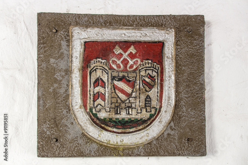 City arms of Crimmitschau, Germany, 2015