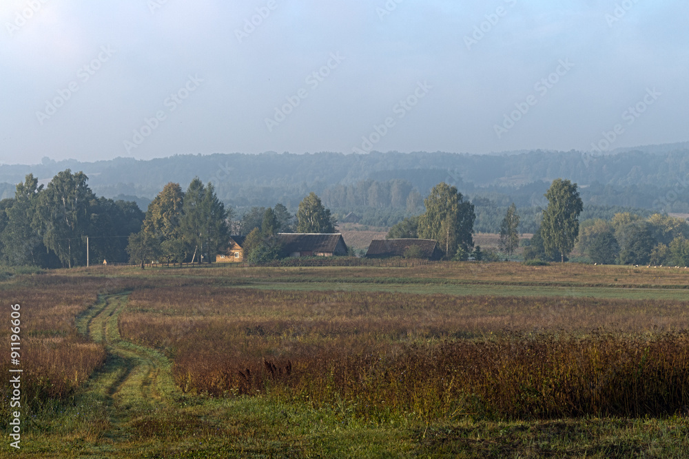 Fototapeta premium Lonely house.