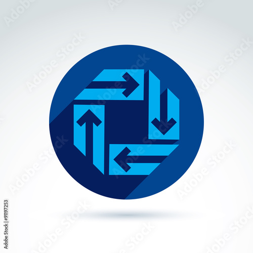 Abstract symbol, vector gra...