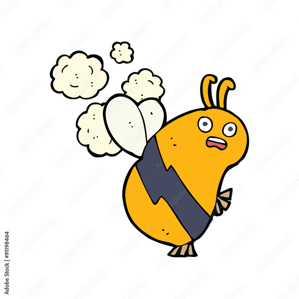 Obraz premium cartoon bee