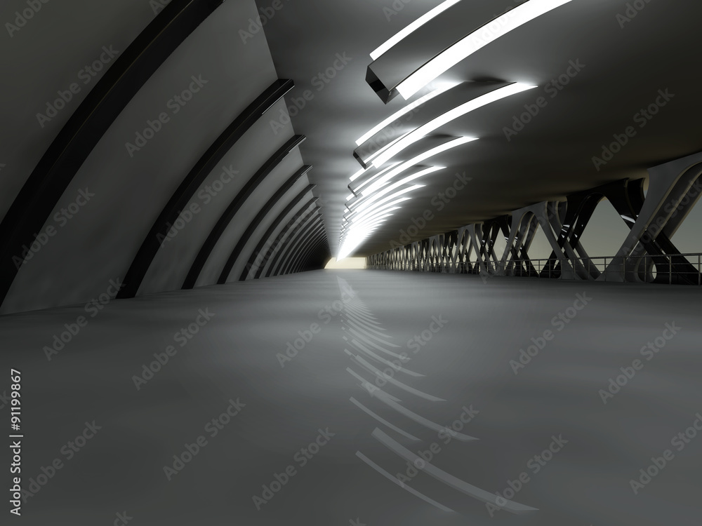 Obraz premium bridge 3D rendering