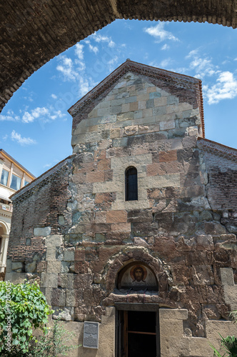 Anchiskhati Basilica of St Mary in Tbilisi city, capital of Georgia photo