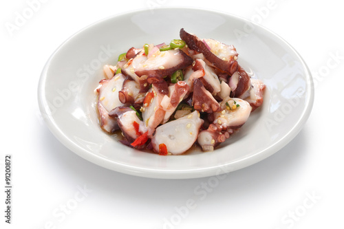 tako poke, hawaiian octopus salad photo