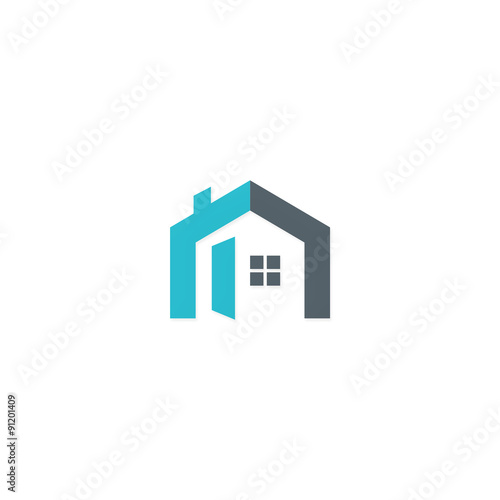  house design concept architecture logo
