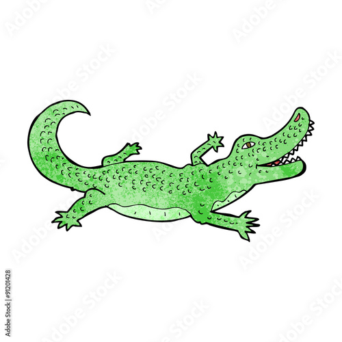 cartoon crocodile © lineartestpilot