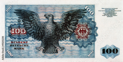 Historische Banknote, 2. Januar 1960, 100 Mark, Hundert Deutsche Mark, Deutschland
