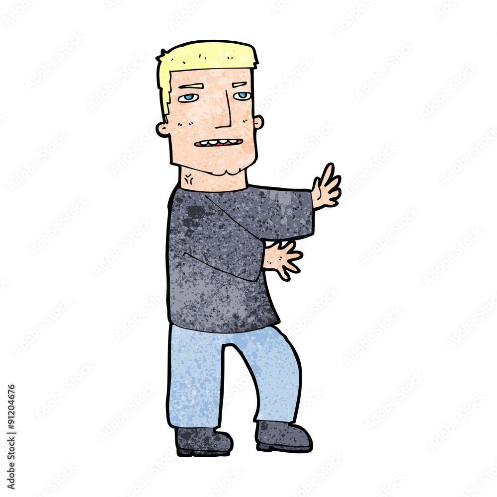 cartoon man gesturing cartoon man gesturing