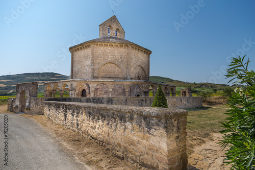 The Ermita de San Miguel near Villatuerte on the Camino de Santiago photo