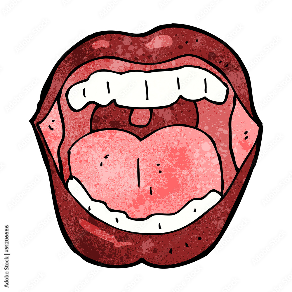 cartoon mouth cartoon mouth