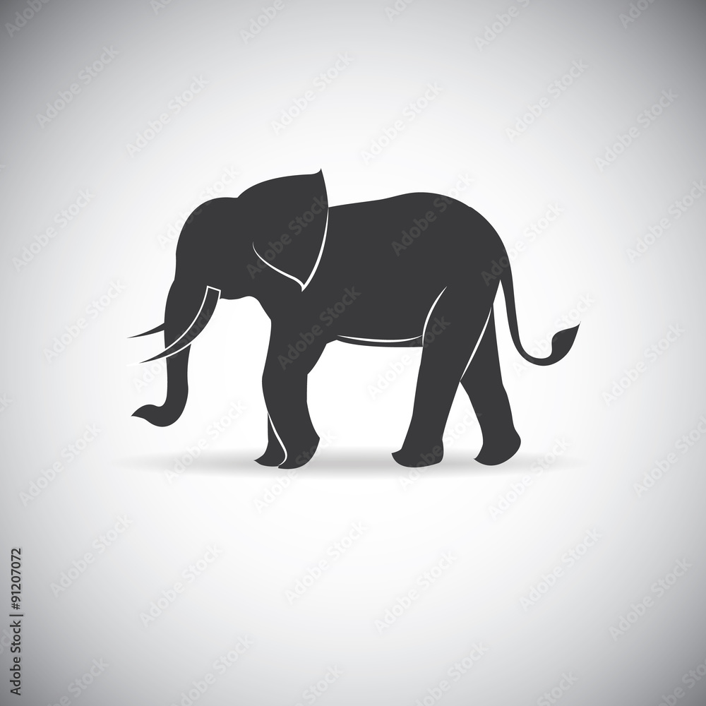 silhouette elephants
