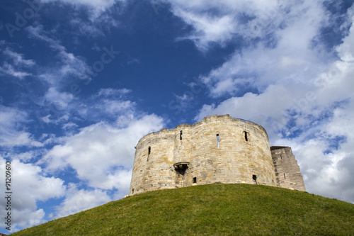 Clifford's Tower in York, England.