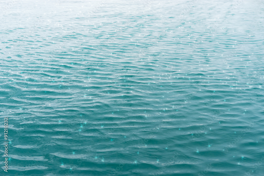 blue water surface reflection background