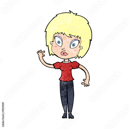 cartoon pretty girl