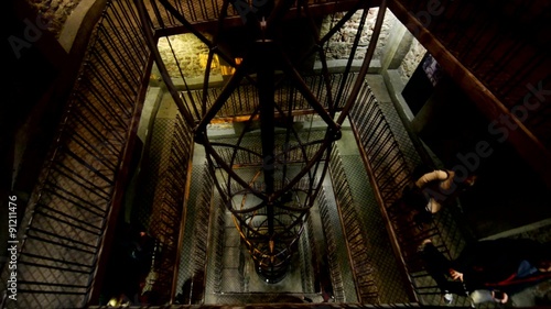 Wallpaper Mural Clock tower interior Torontodigital.ca