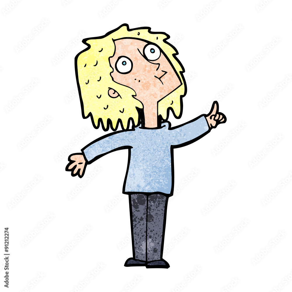 cartoon curious woman cartoon curious woman