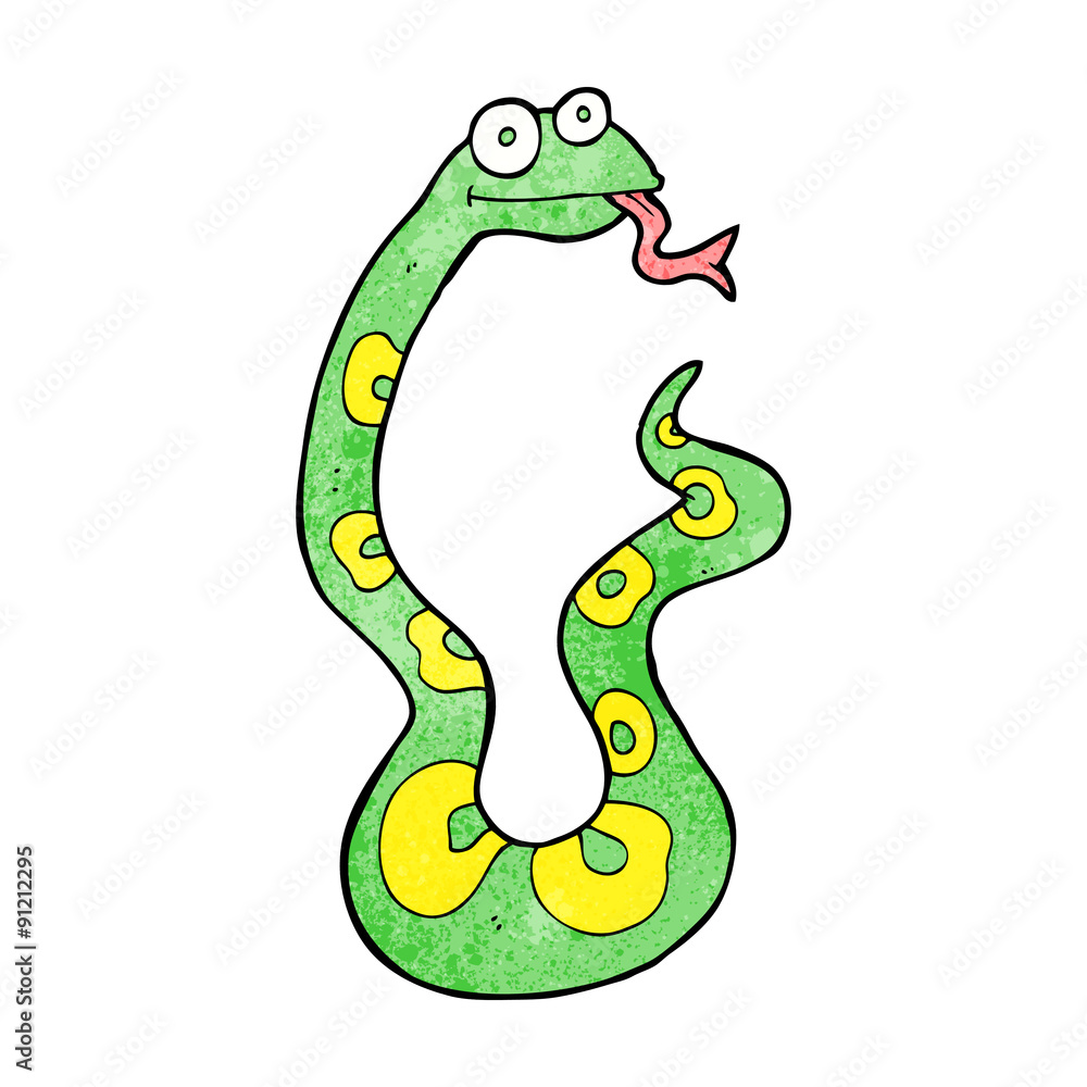Naklejka premium cartoon snake