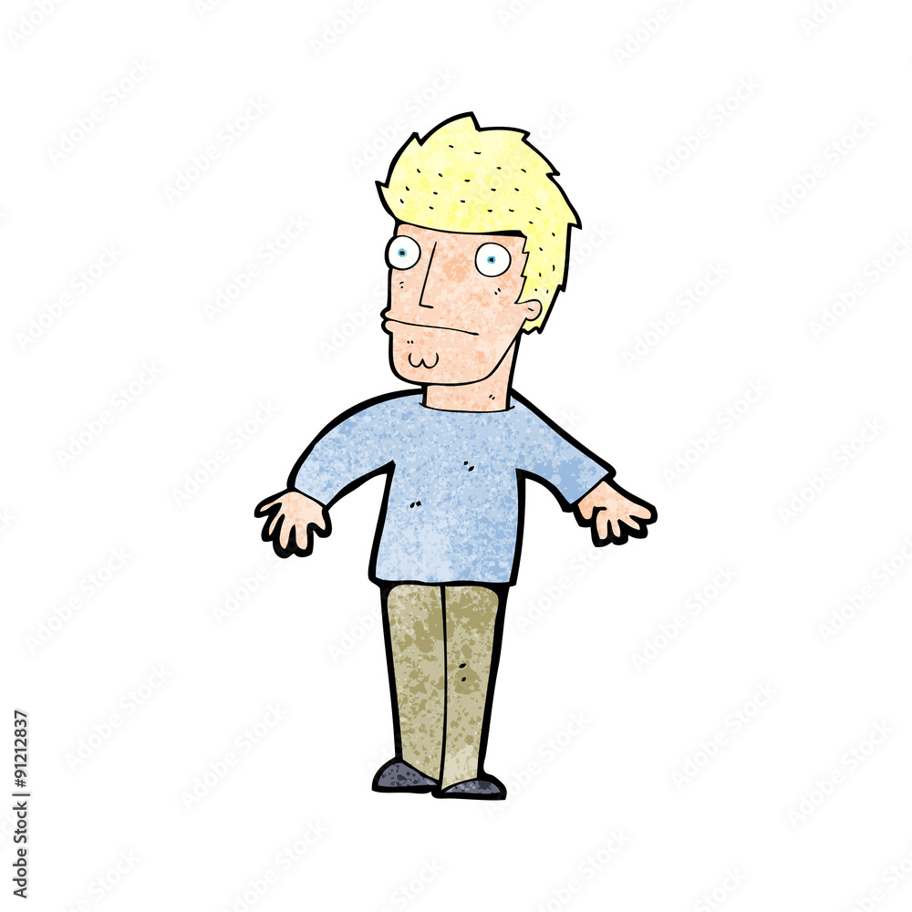 cartoon worried man cartoon worried man
