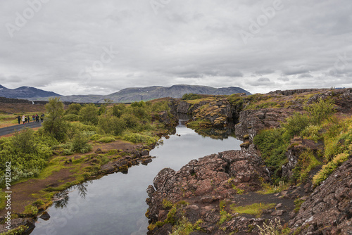 Icelandic natural landscape, summer