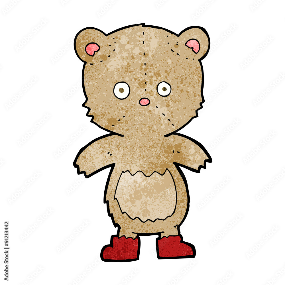 Naklejka premium cartoon teddy bear