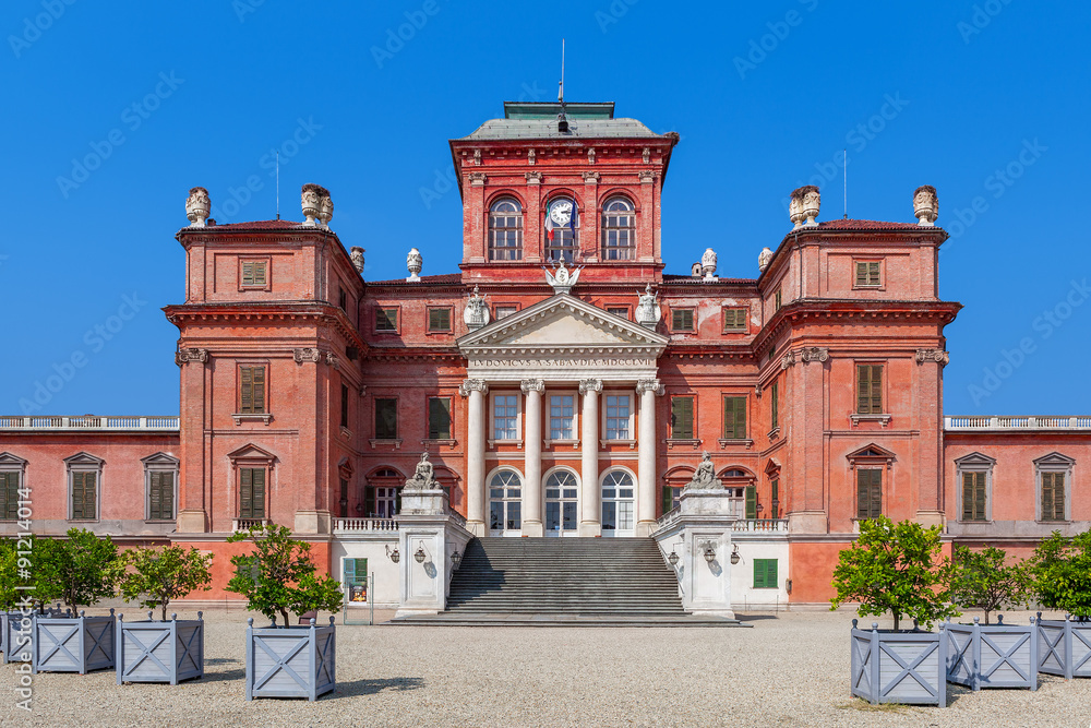 Fototapeta premium Racconigi palace in Italy.