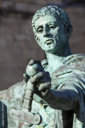 Constantine Statue in York, England.
