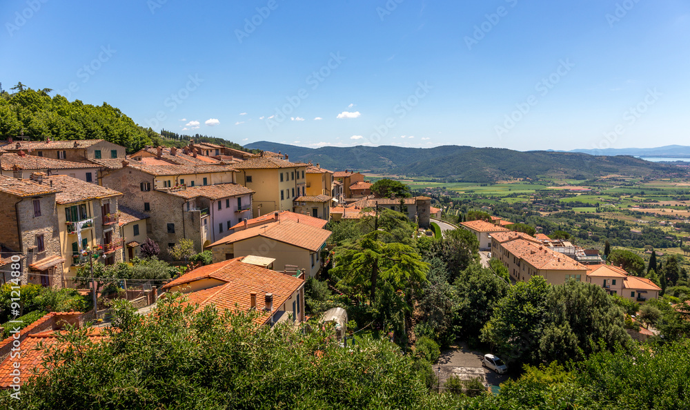 Cortona tuscan town