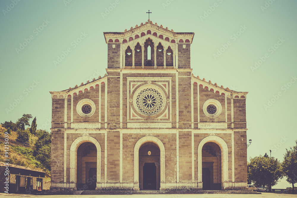 San Margherita church in Cortona, Italy
