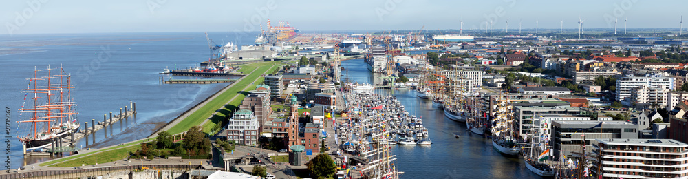 Bremerhaven von oben