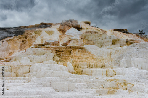 Palette Spring under dark clouds photo