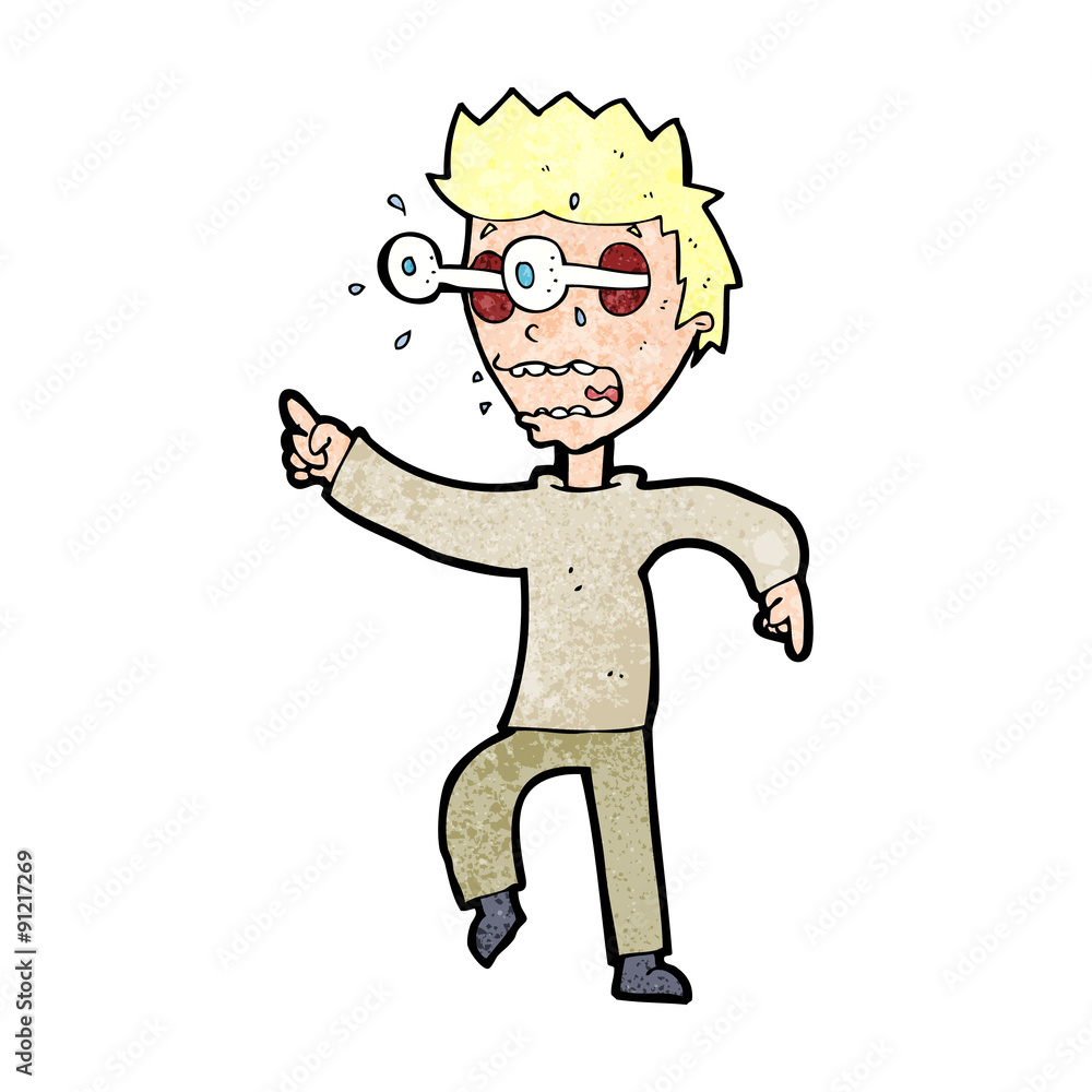 cartoon man with popping out eyes cartoon man with popping out eyes