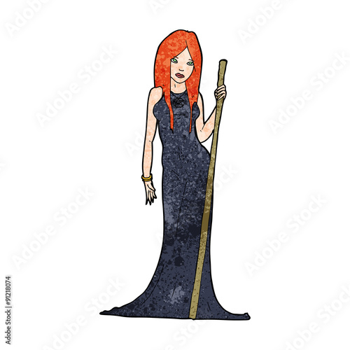 cartoon sorceress
