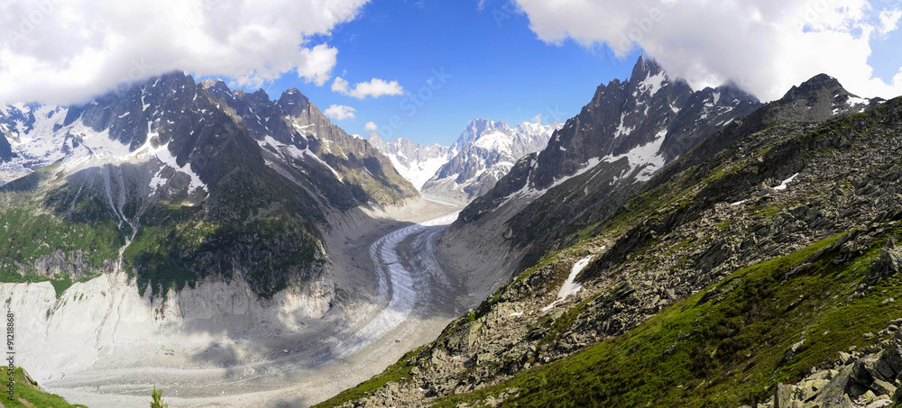 Alps Glacier Panoramic