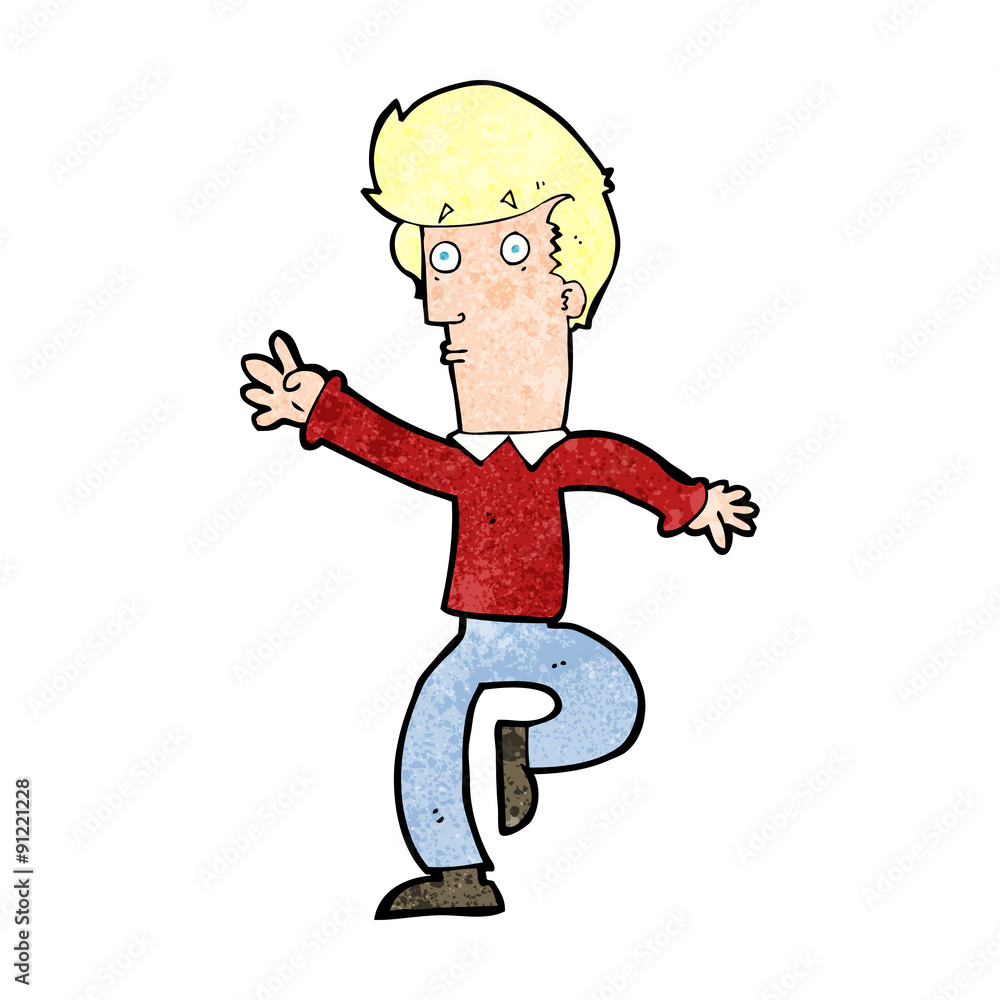 cartoon rushing man cartoon rushing man