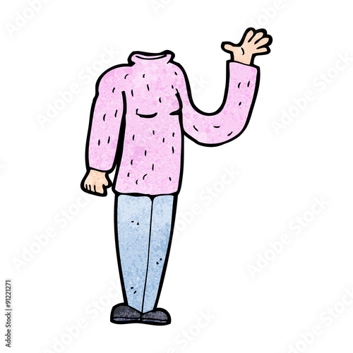 cartoon headless body (mix and match cartoons or add own photo)