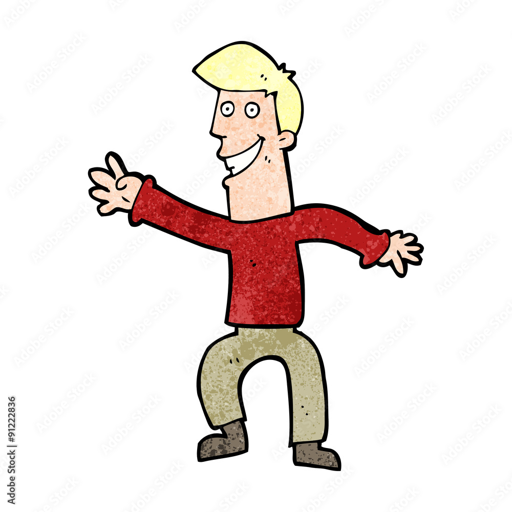 cartoon happy man dancing cartoon happy man dancing