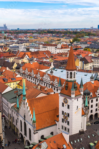 Aerial view of Munich