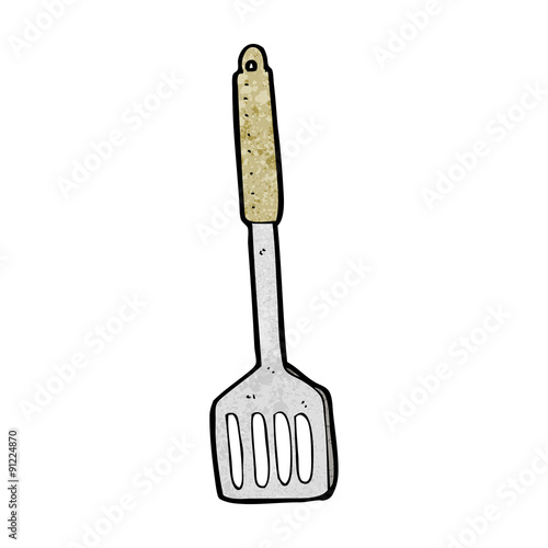 cartoon kitchen spatula