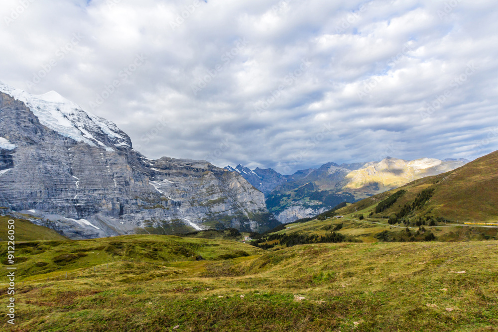 Swiss highlands