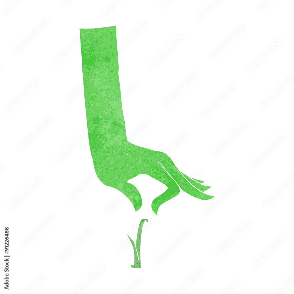 cartoon green hand picking blade of grass cartoon green hand picking blade of grass